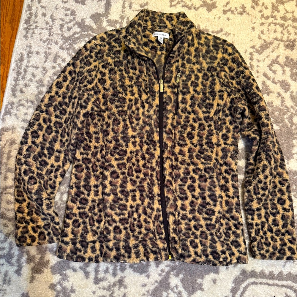 Leopard Print Women's Jacket Calvin Klein